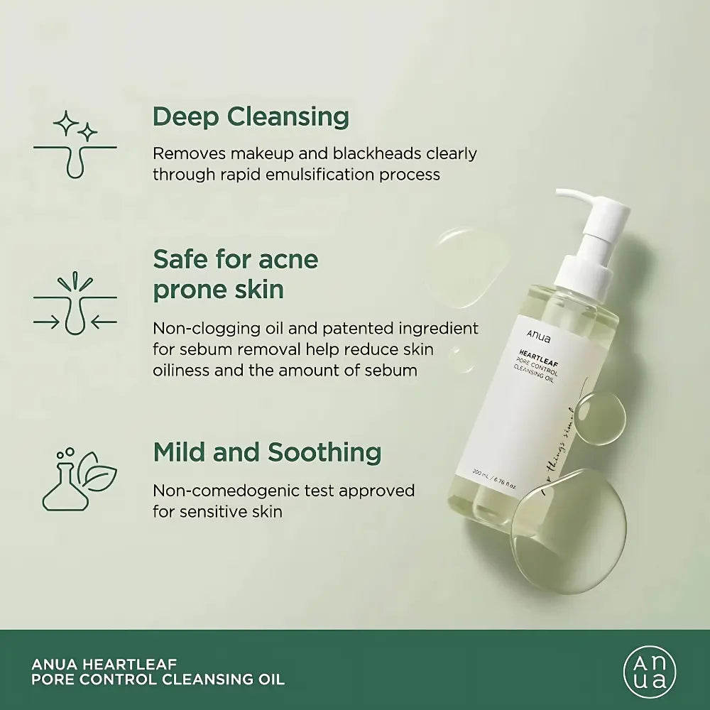 Heartleaf Pore Cleansing Oil beauty care