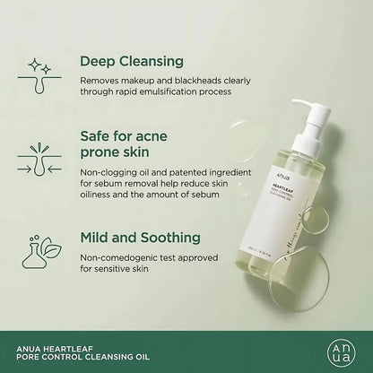 Heartleaf Pore Cleansing Oil beauty care