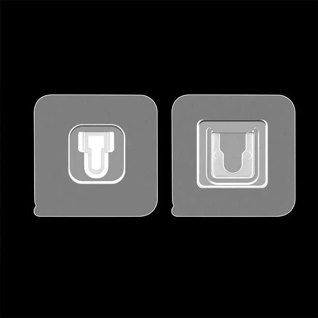 Heavy Duty Adhesive Wall Hooks (1 Pair) - Home Improvement