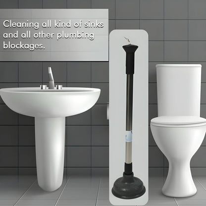 Heavy-Duty Drain Plunger - Industrial & Scientific