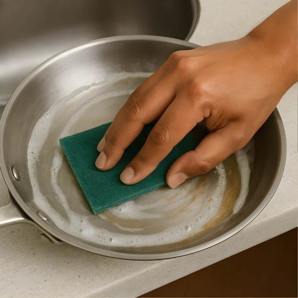 Heavy-Duty Scrubber Pad - Industrial & Scientific