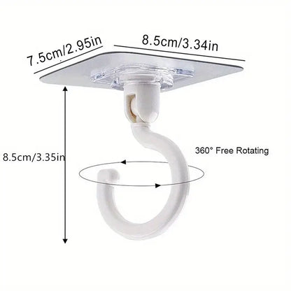 Heavy-Duty Self-Adhesive Wall Hooks - Home Improvement