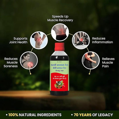 Herbal Body Massage Oil – 280g x 2