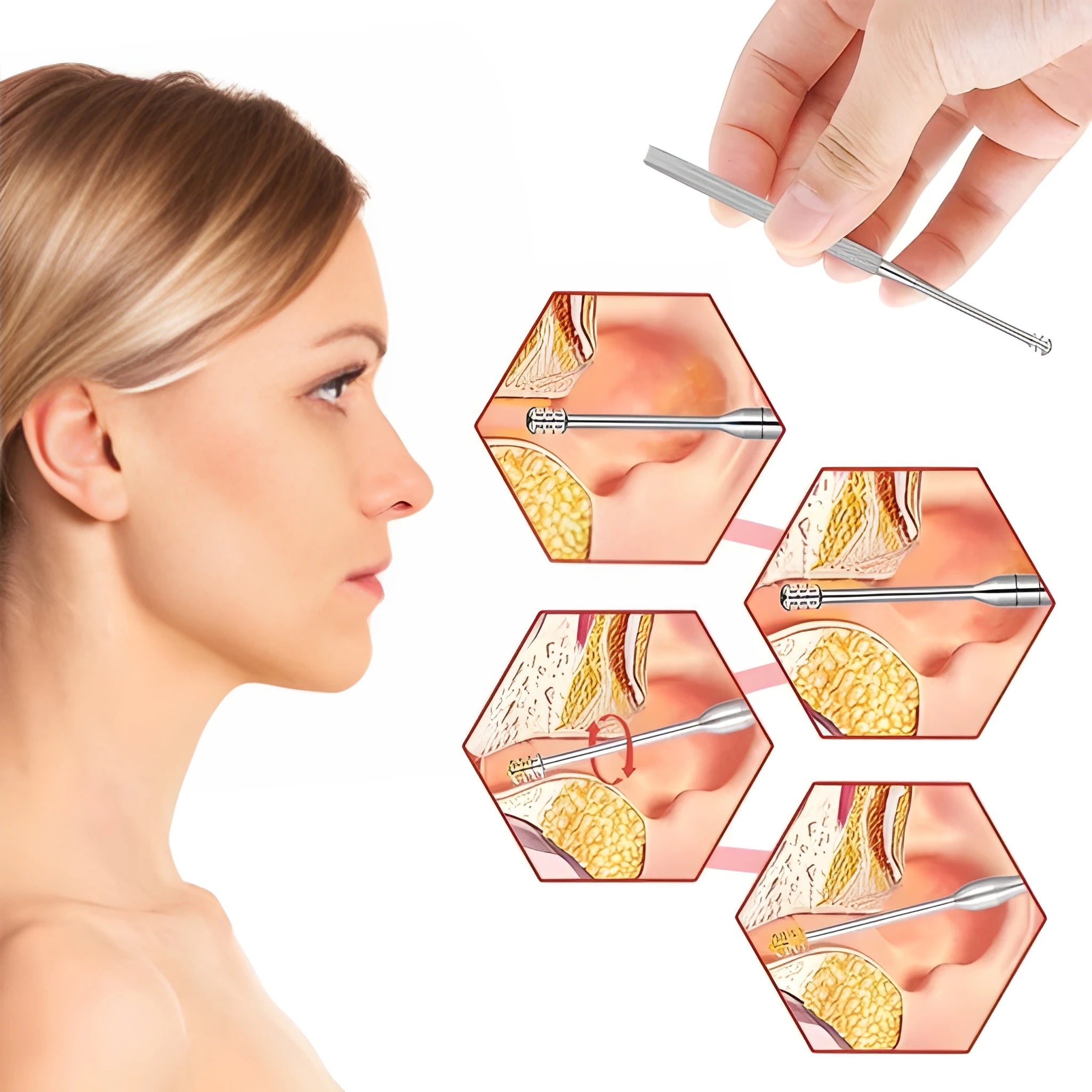 Stainless Steel Ear Cleaning Kit