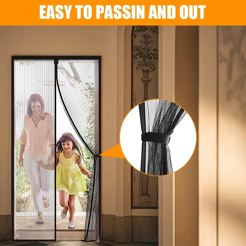 Home Magnetic Foldable Anti Mosquito Door Curtains (Pack of 2) Home Accessories