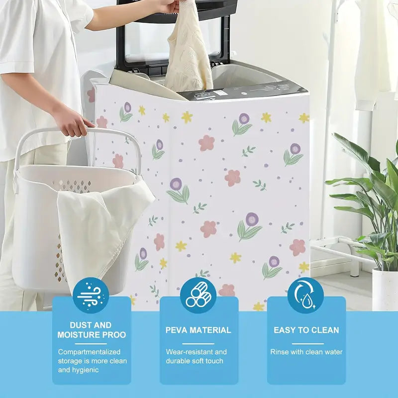 Home Organisation Folding Washing Machine Cover Pack of 2 Home Improvement
