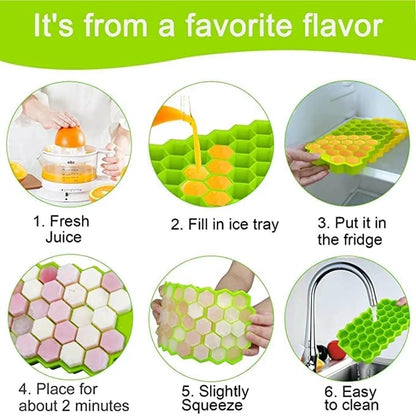 Honeycomb Silicone Ice Tray - Home & Kitchen