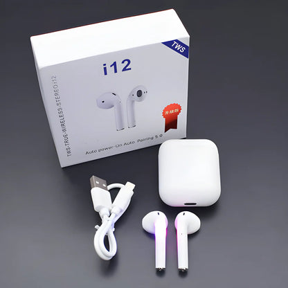 i12 TWS Wireless Earbuds Electronics
