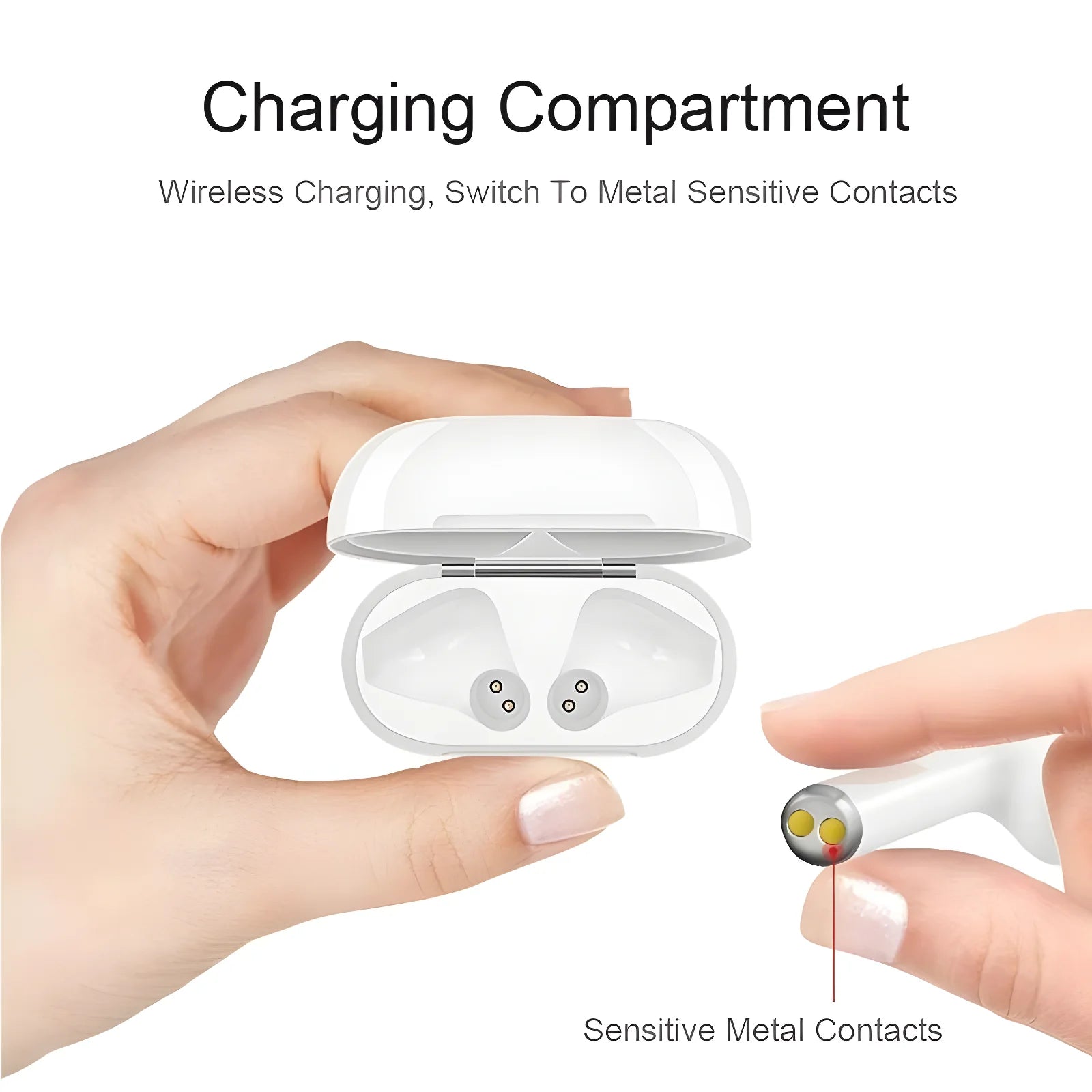 i12 TWS Wireless Earbuds Electronics