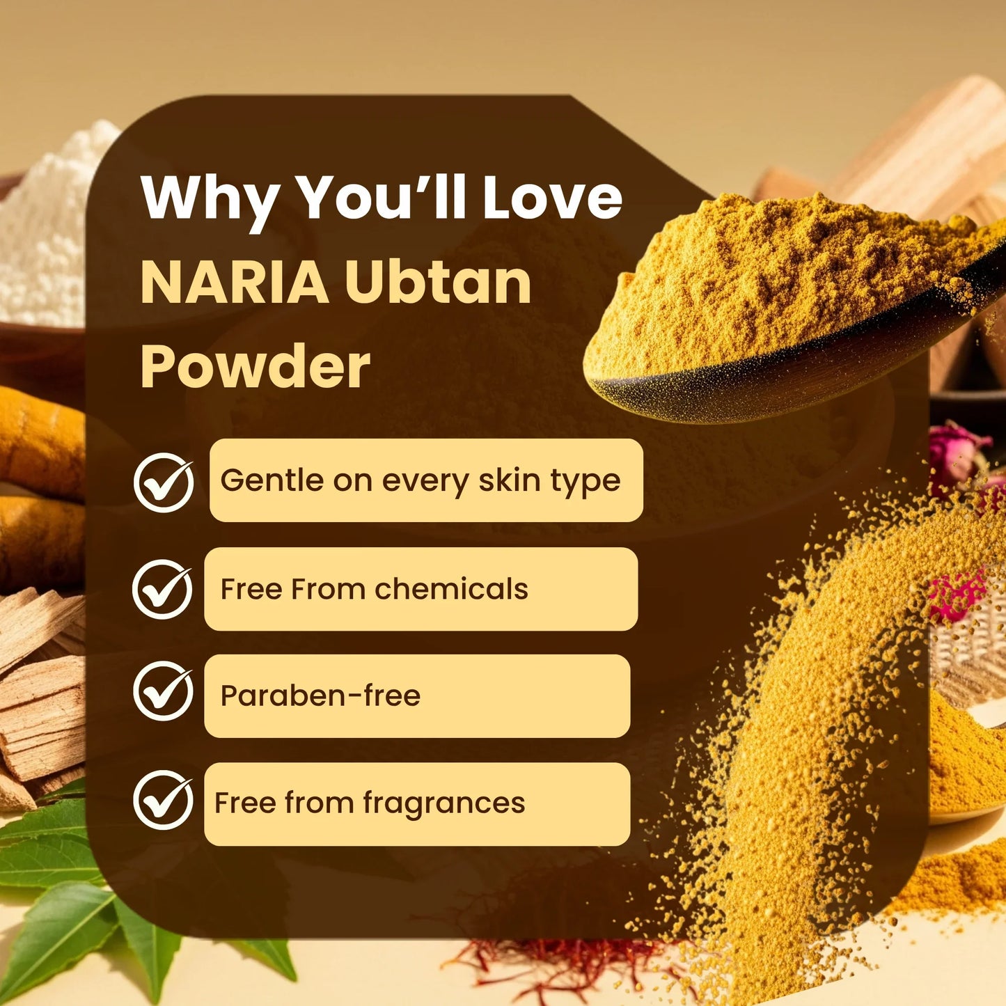 Naria Shadi Glow Ubtan Powder