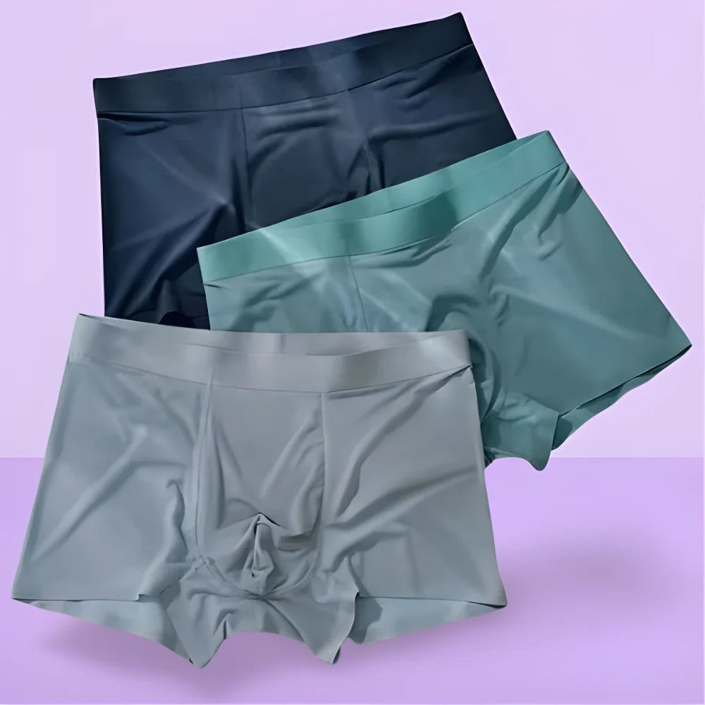 Ice Silk Boxer Briefs (Pack of 3) clothing