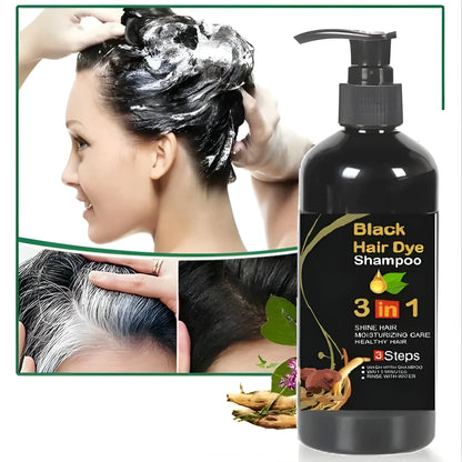 Instant Black Hair Dye Shampoo