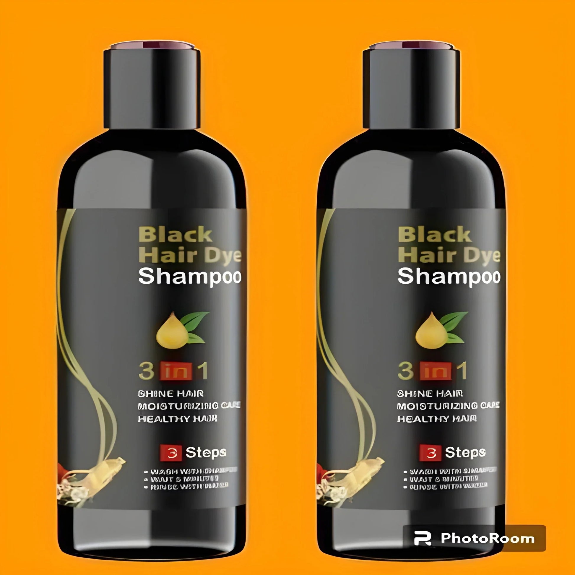 Instant Black Hair Dye Shampoo