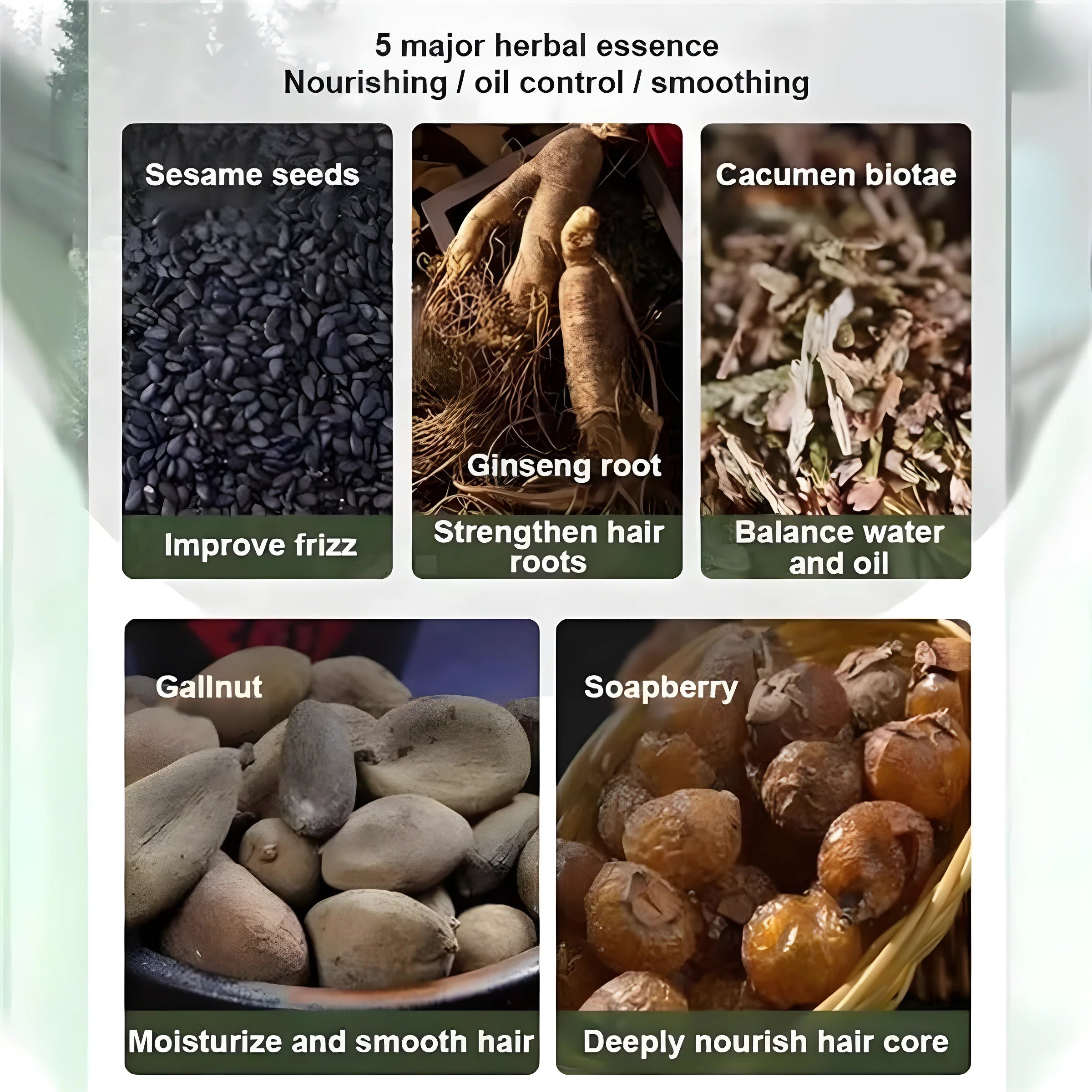 Instant Black Hair Dye Shampoo