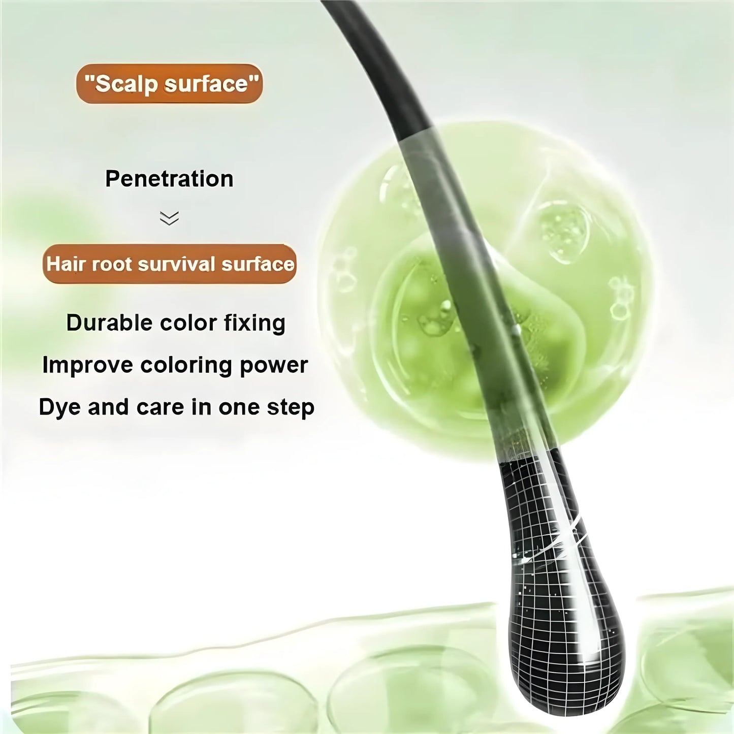 Instant Black Hair Dye Shampoo hair care