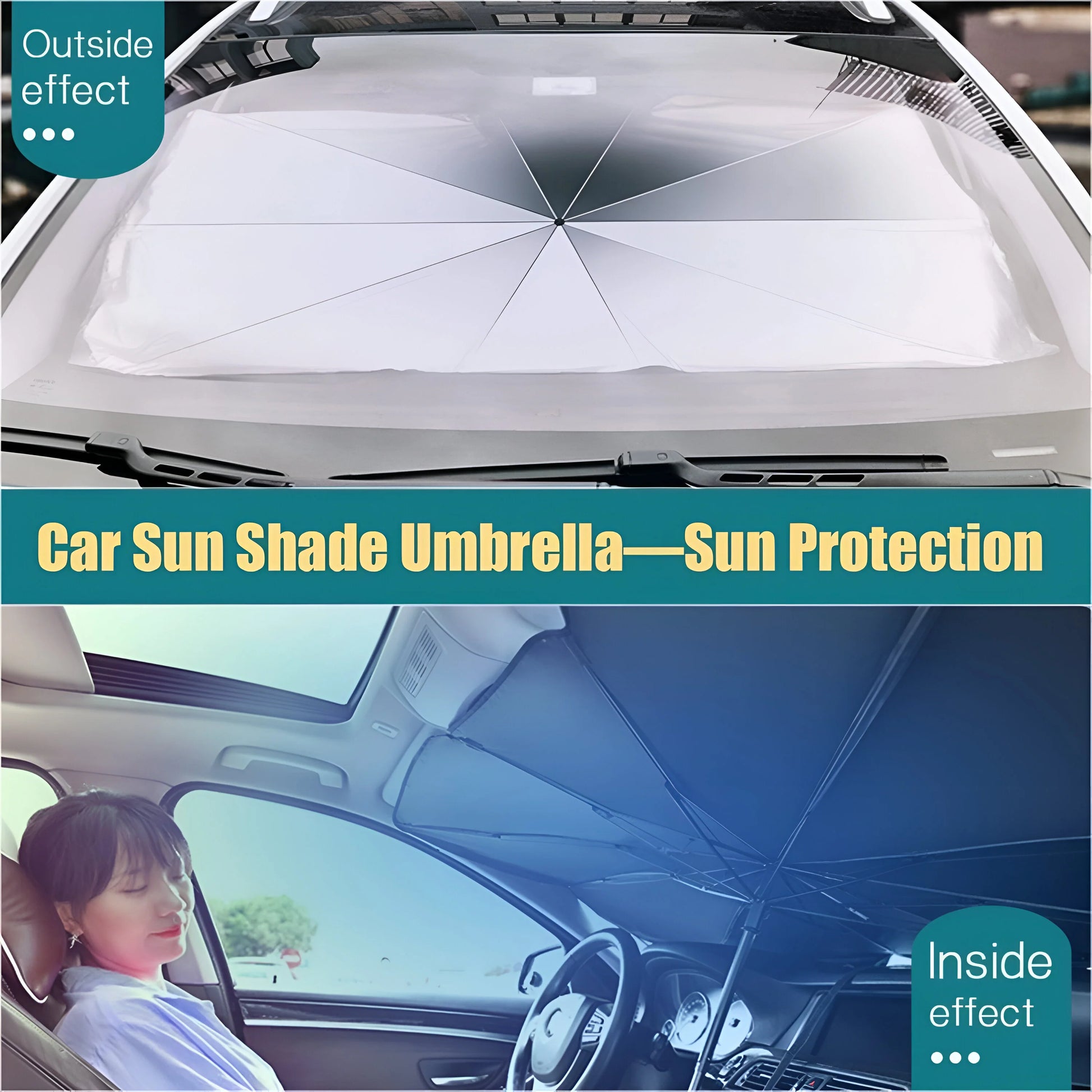 Instant Car Sun Shield Car Curtain Sun Shade