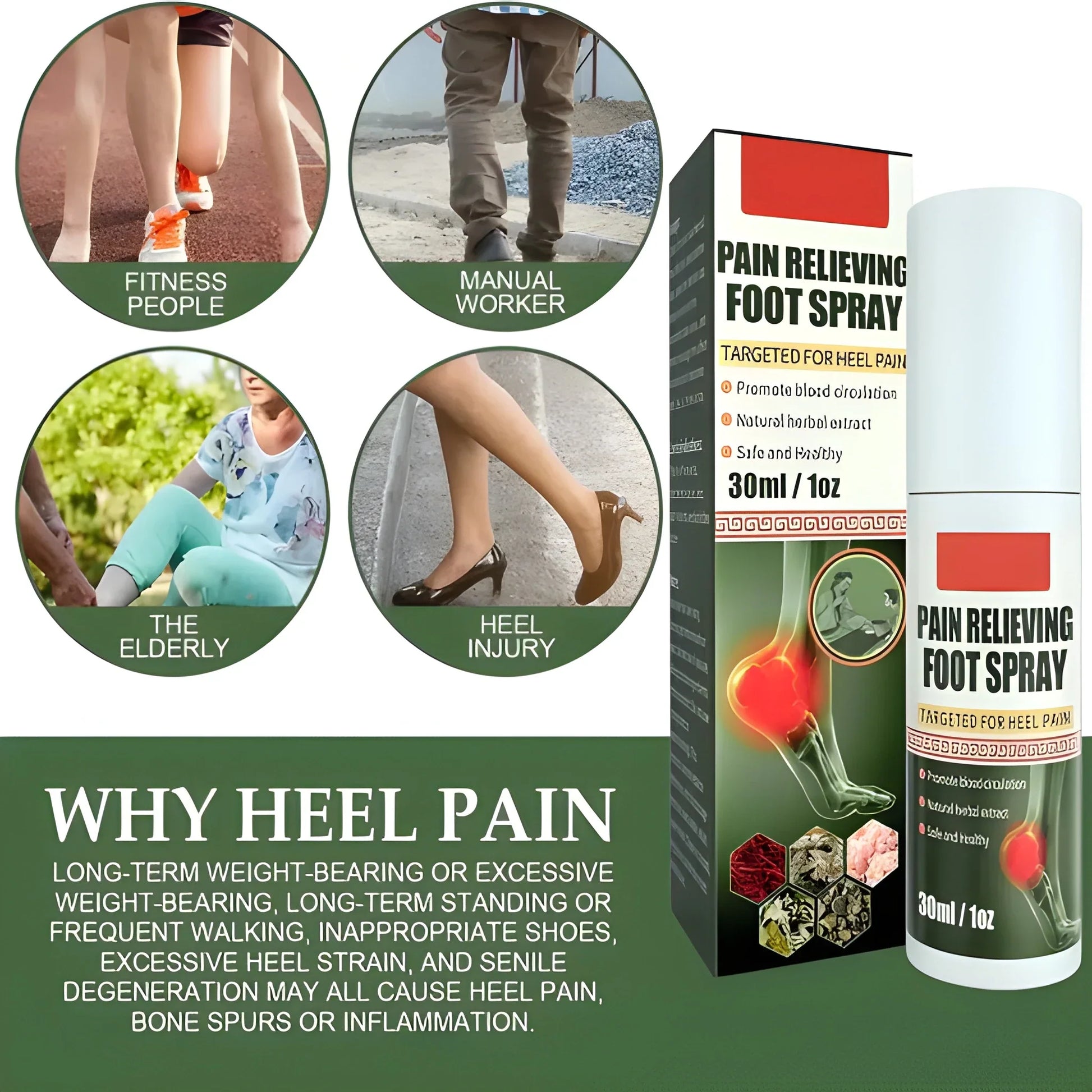 Instant Relief Foot Spray