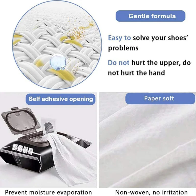 Instant Shoe Cleaning Wipes - Home Improvement