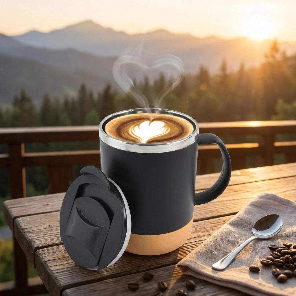 Best insulated coffee mug with lid 450ml - thermoses | 2026 | fast shipping