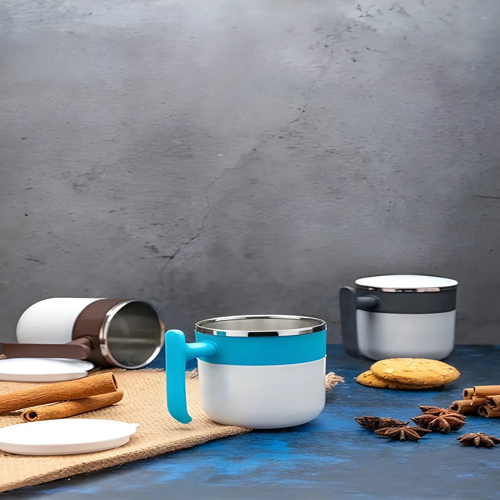 Insulated Stainless Steel Coffee Mug - Home & Kitchen