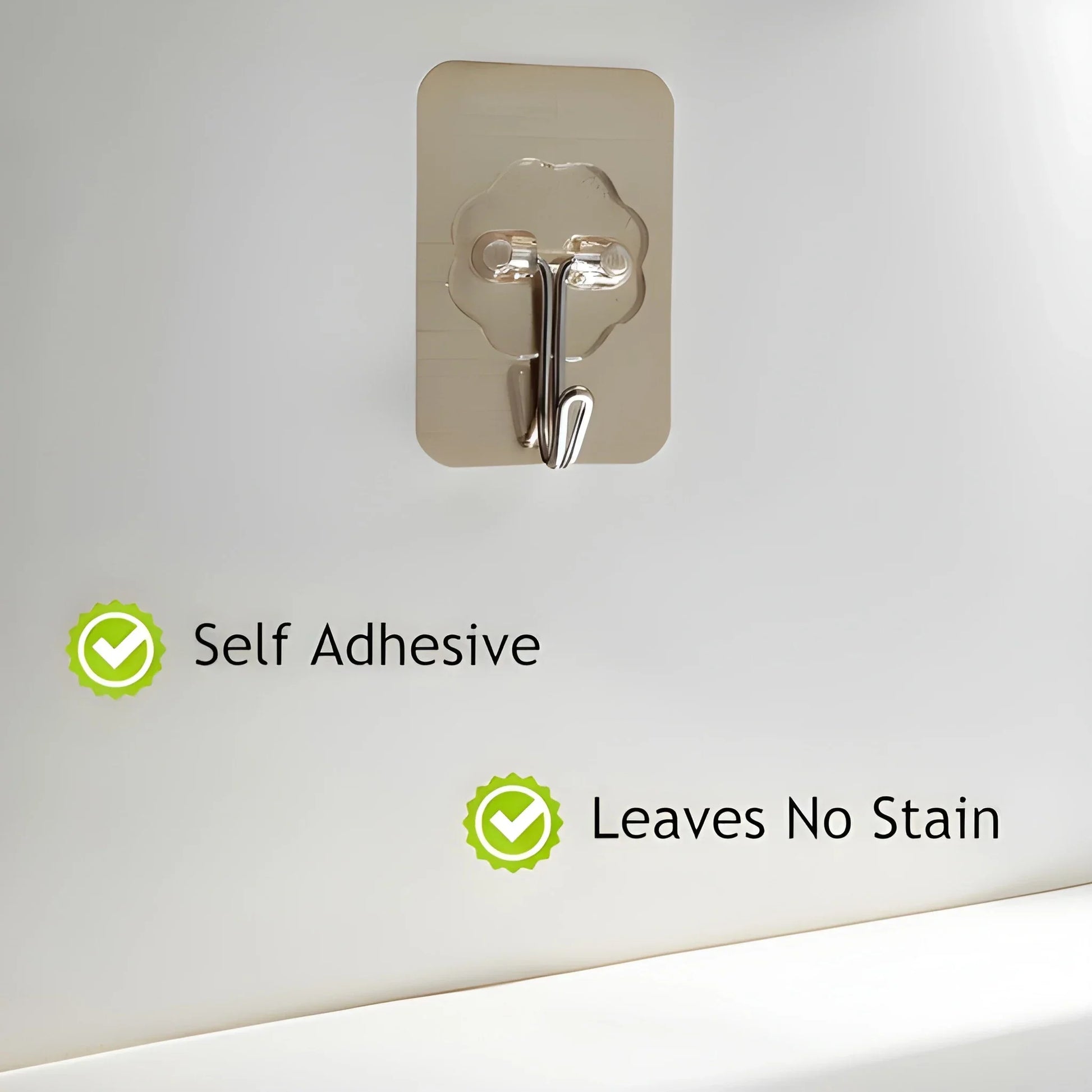 Invisible Adhesive Wall Hooks - Home Improvement