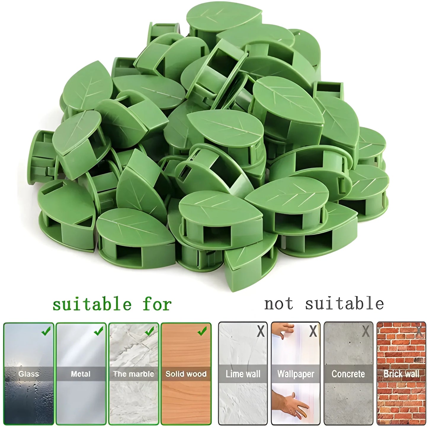 Invisible Plant Support Clips - Garden & Outdoors