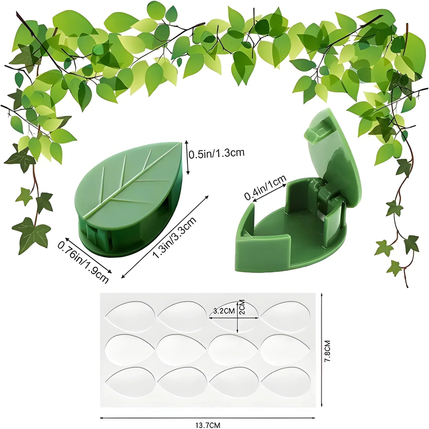 Invisible Plant Support Clips - Garden & Outdoors