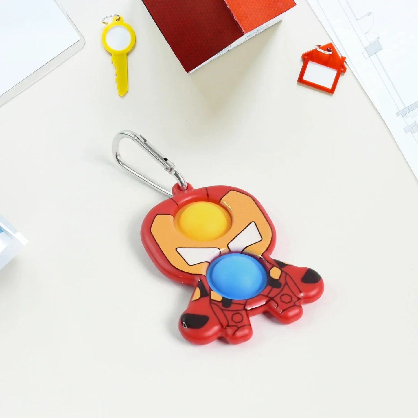 Best iron man pop it keychain – 1 pc - keychains | 2025 | fast shipping