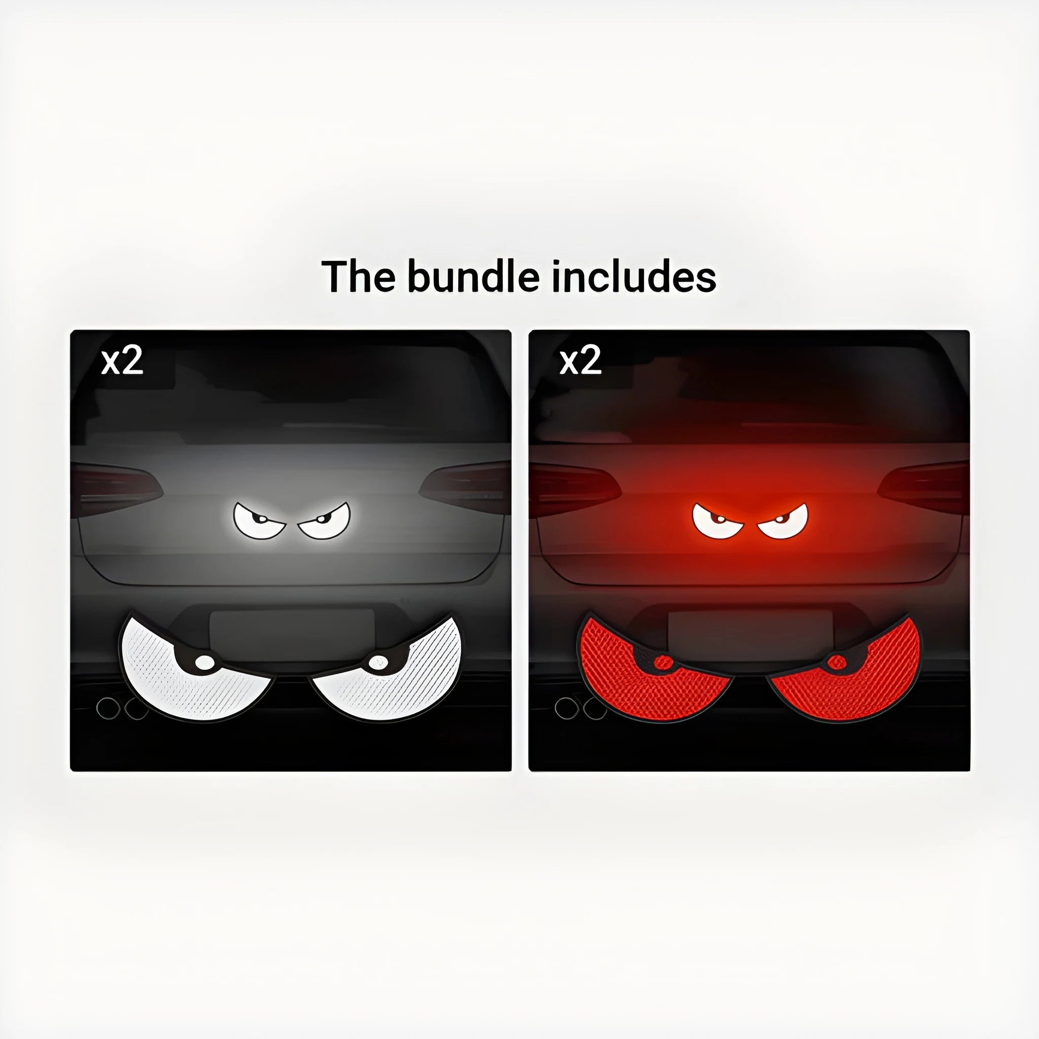 Monster Eyes Reflective Stickers