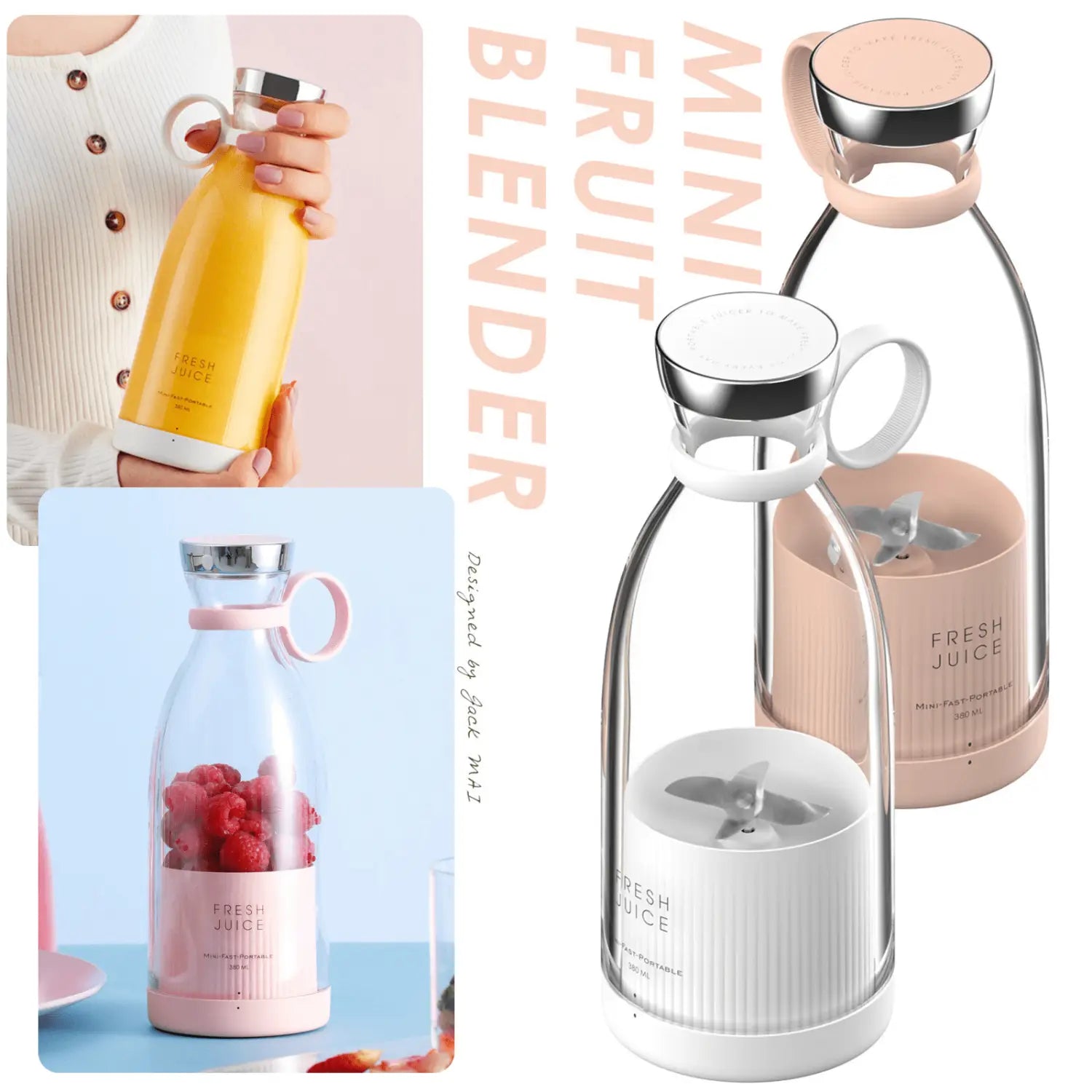 Electric Portable Mini Juicer Bottle