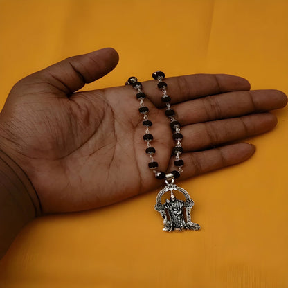 Karungali Mala with Murugan Pendant