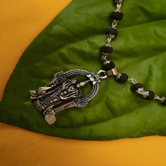 Karungali Mala with Murugan Pendant