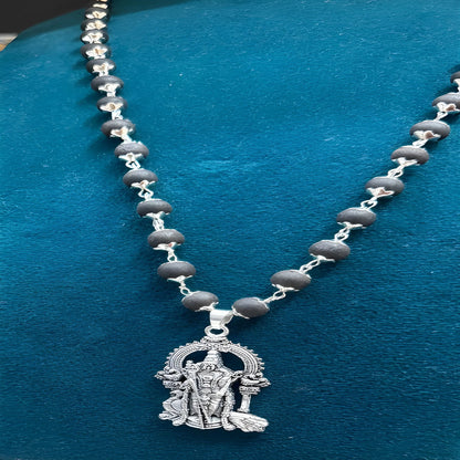 Karungali Mala with Murugan Pendant