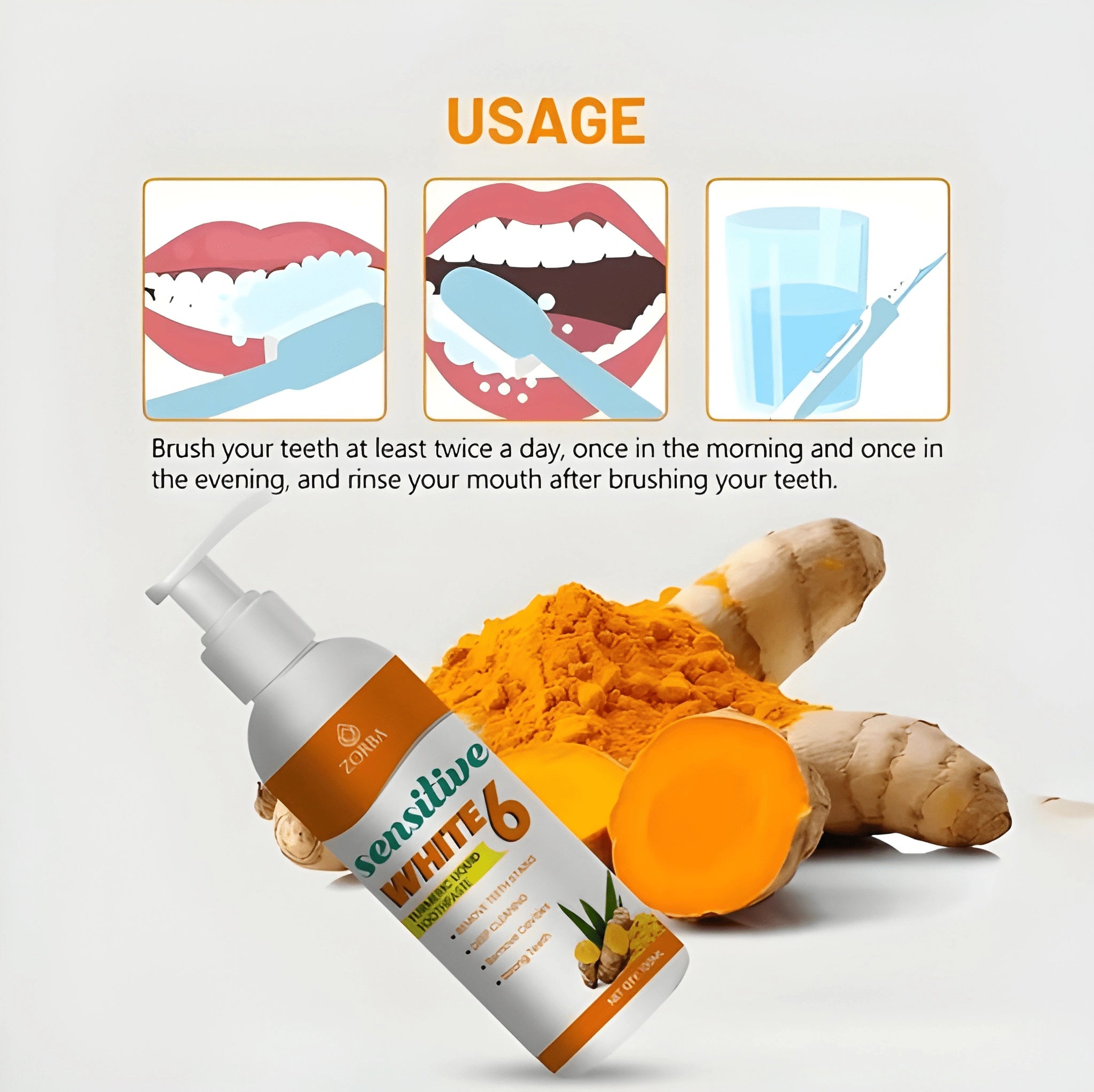 Turmeric Whitening Toothpaste Duo