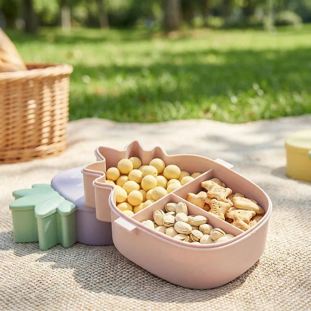 Best kids pineapple shaped lunch box with spoon-fork - sets | 2026 | fast shipping