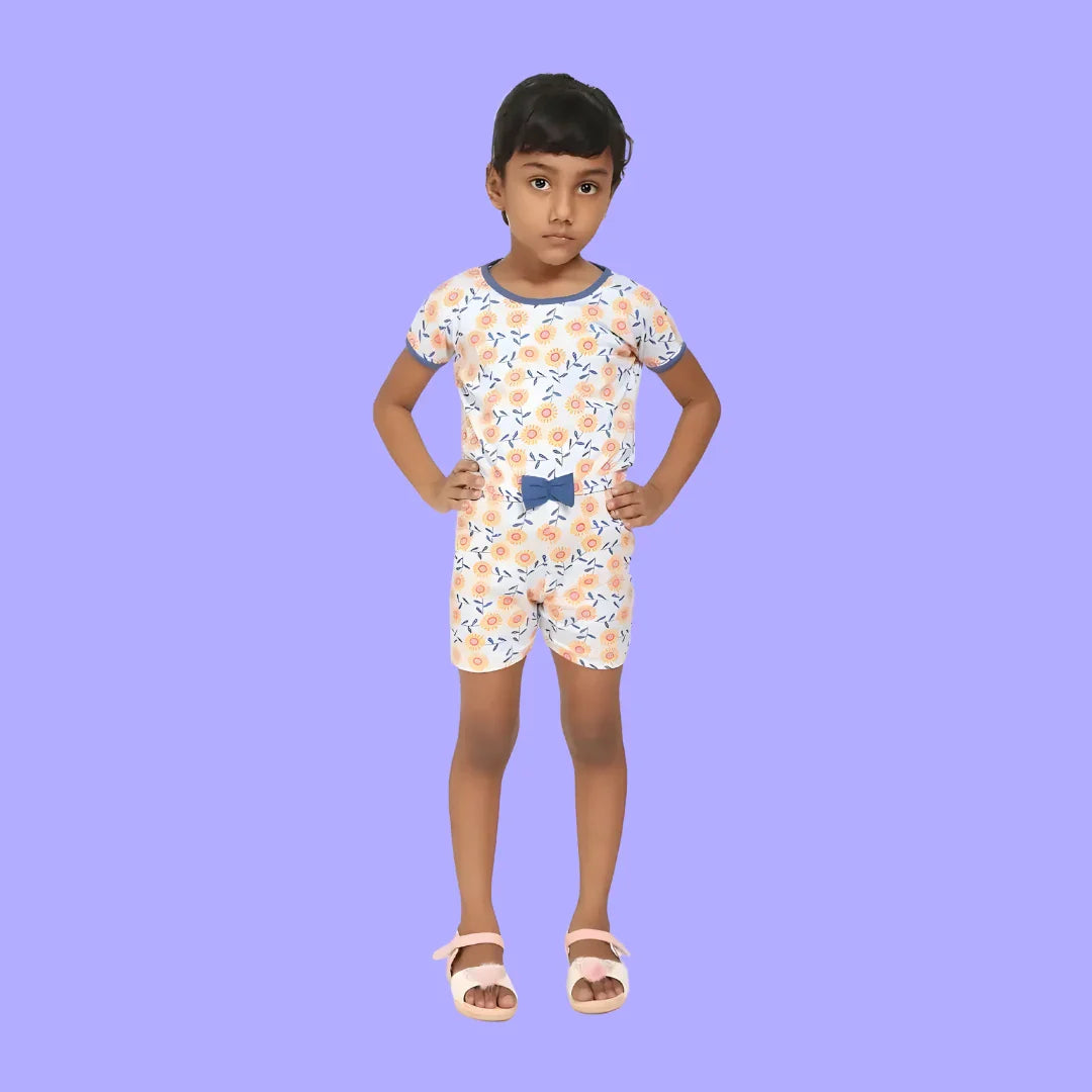Kids Printed Jumpsuit