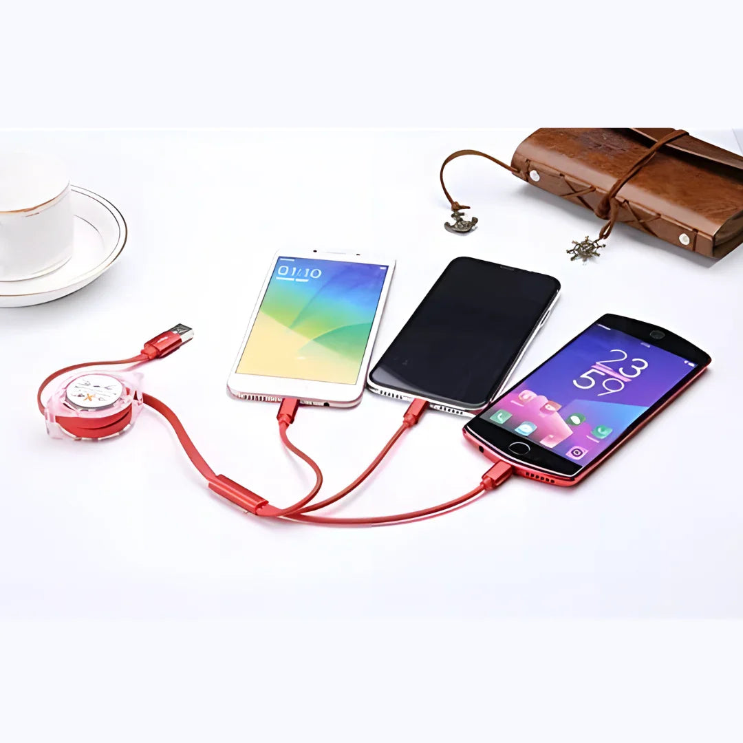 King Shine Multi Retractable Fast Charger