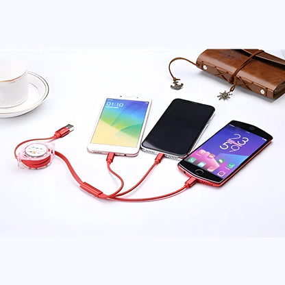 King Shine Multi Retractable Fast Charger