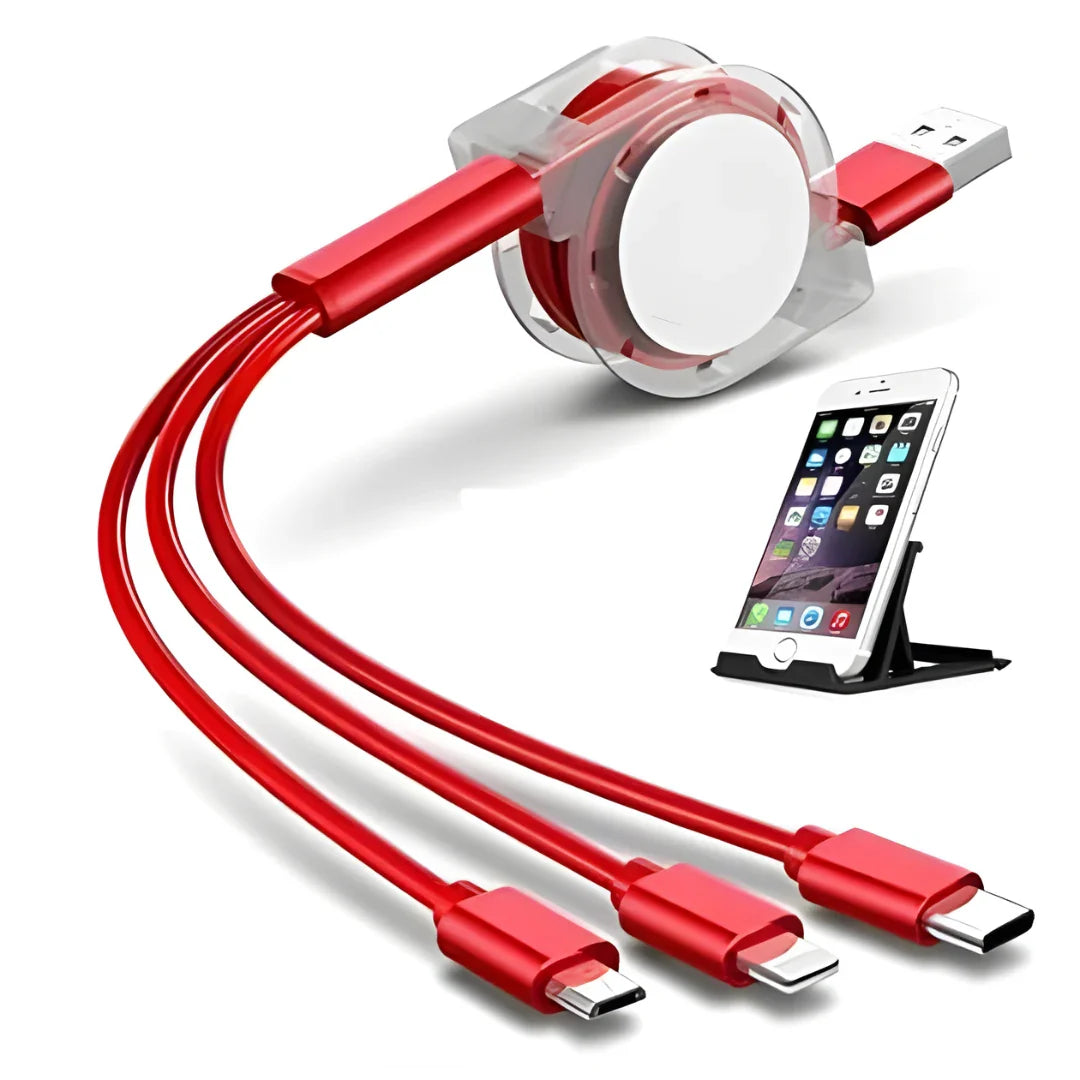 King Shine Multi Retractable Fast Charger
