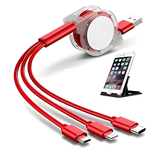 King Shine Multi Retractable Fast Charger
