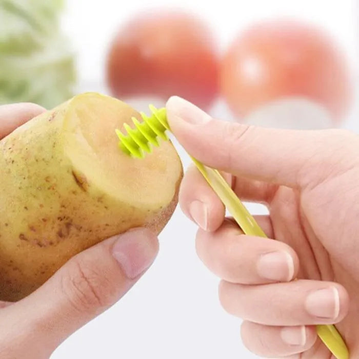 Kitchen Plastic Vegetables Spiral Cutter - Tool