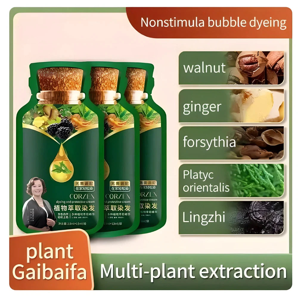 Korean Plant Bubble Hair Dye