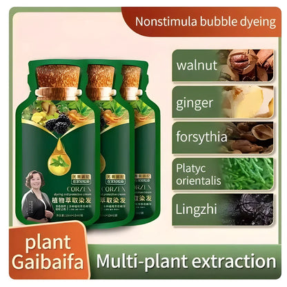 Korean Plant Bubble Hair Dye