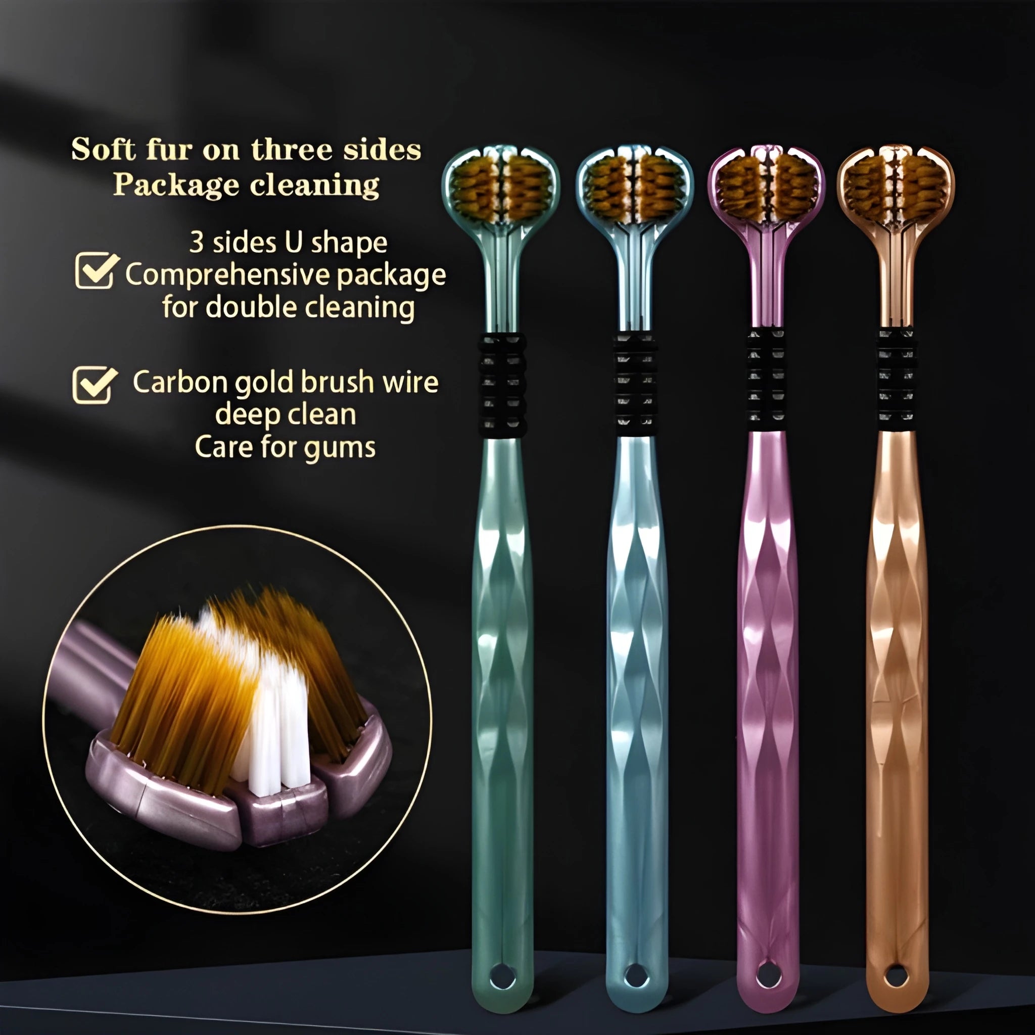 360° Triple Sided Brush