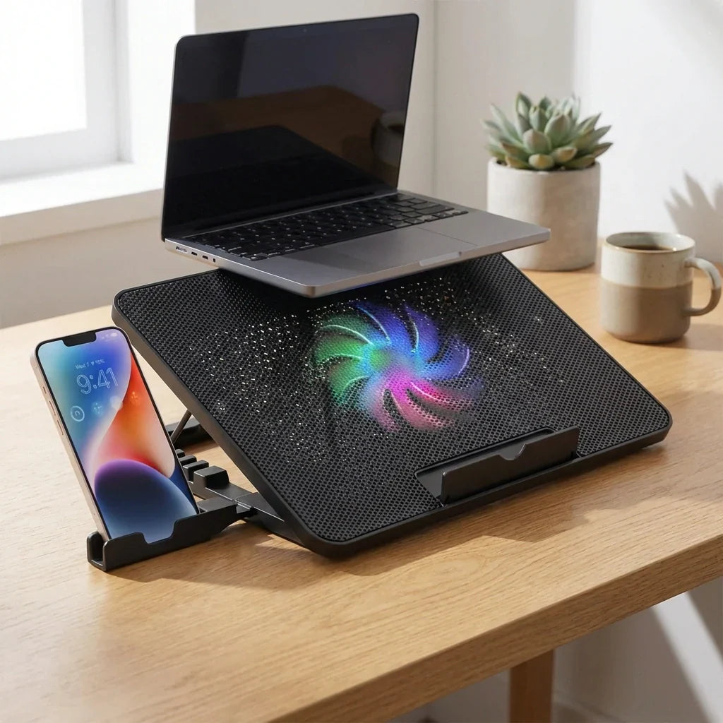 Best laptop cooling pad with led fans - computer risers & stands | 2026 | fast shipping