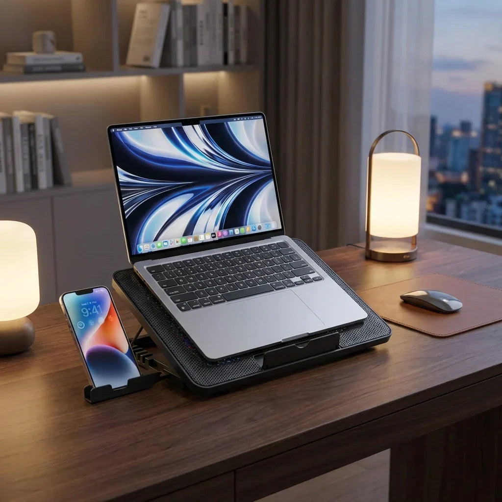 Best laptop cooling pad with led fans - computer risers & stands | 2026 | fast shipping