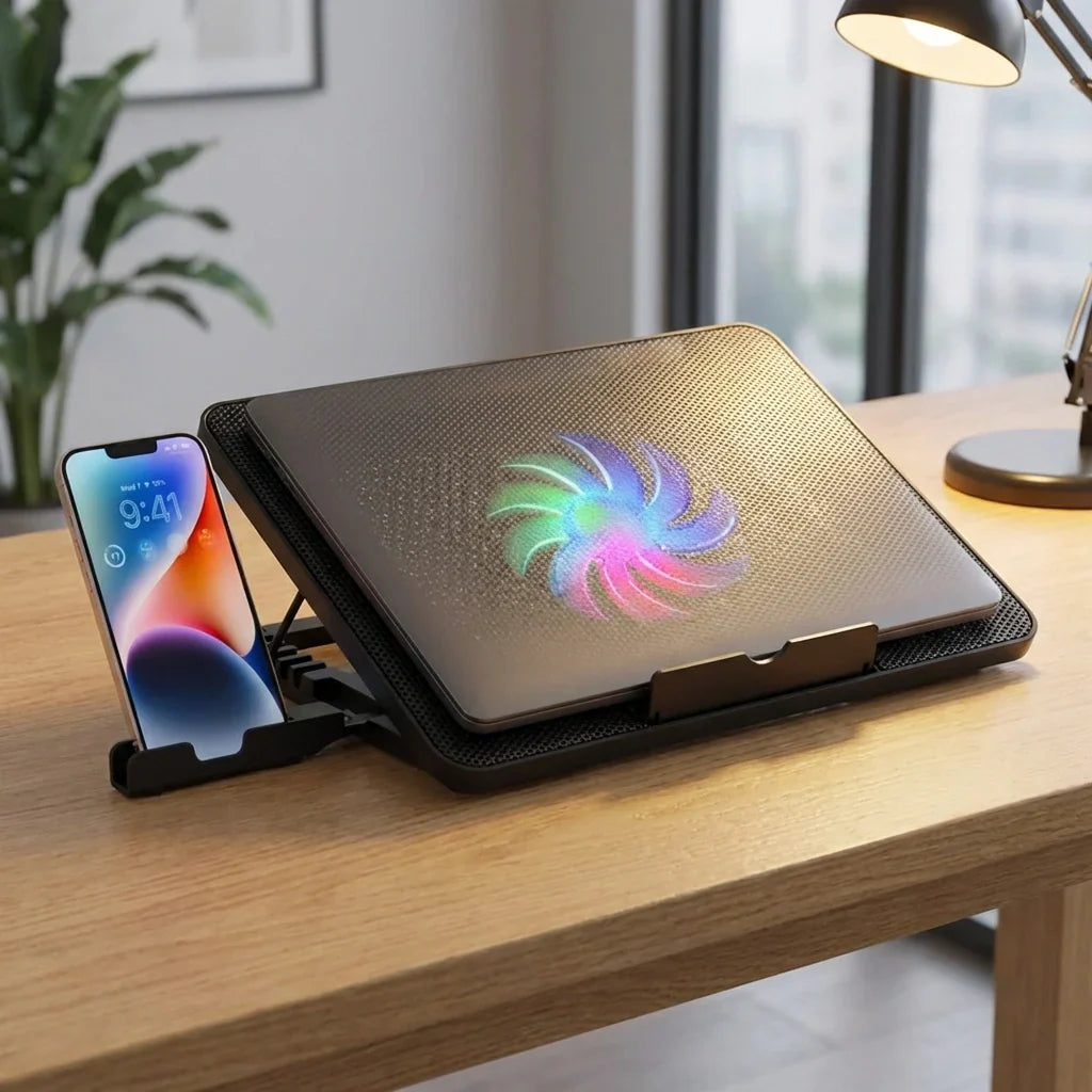 Best laptop cooling pad with led fans - computer risers & stands | 2026 | fast shipping