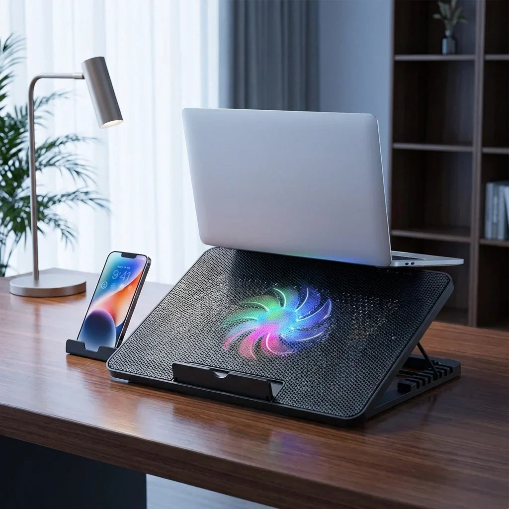 Best laptop cooling pad with led fans - computer risers & stands | 2026 | fast shipping