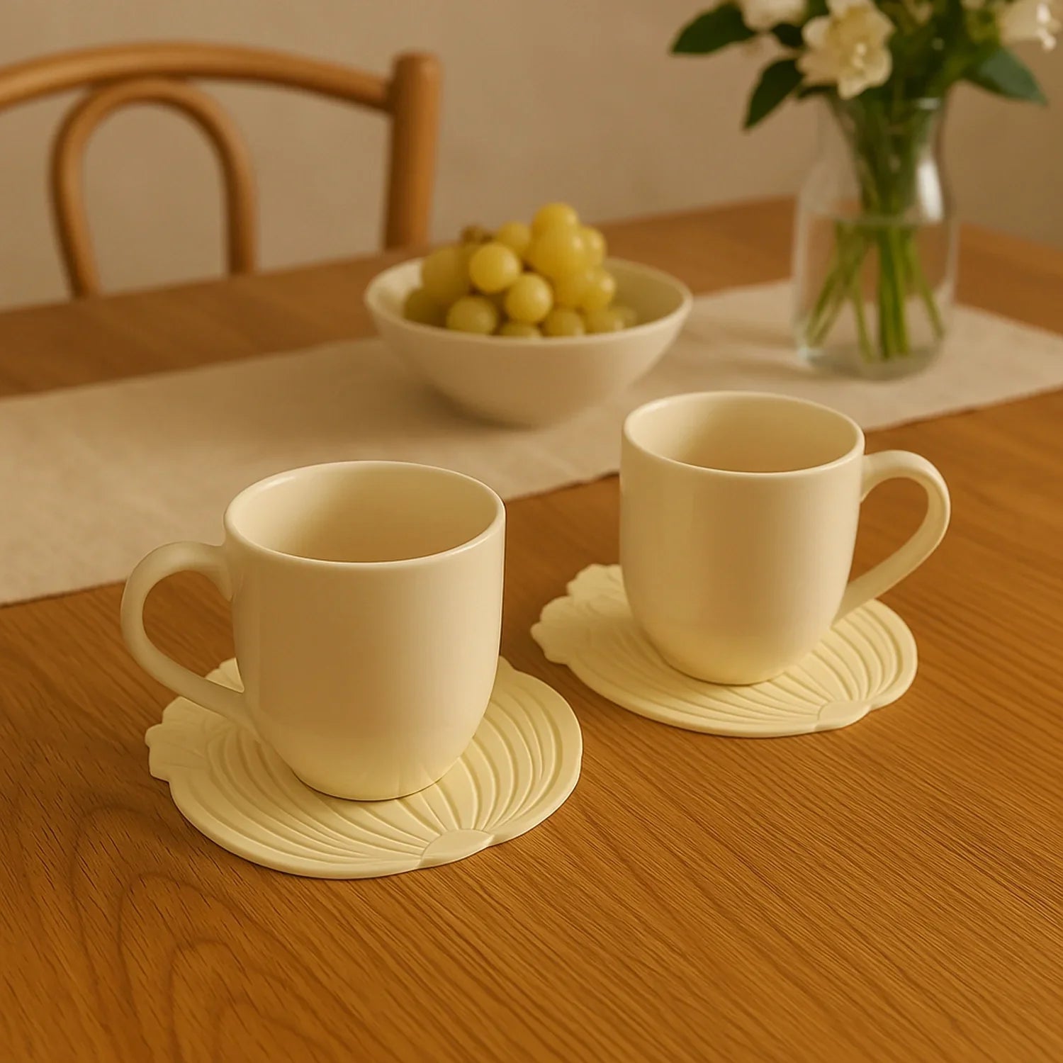 Best leaf silicone coaster set – 2 pc - coasters | 2025 | fast shipping