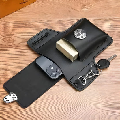 Leather Belt Loop Phone Pouch